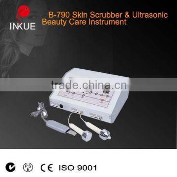 Best price skin exfoliator nutrition input ultrasonic probes and skin scrubber 2 in 1 facial machine