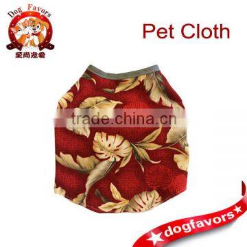 2014 Designer Dog Shirt, X Small Maroon Hawaiian Pet Boutique Puppy Apparel Clothes