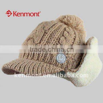 new winter fashion lady's handcraft earflap hat, Russia beanie