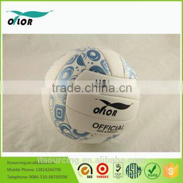 Official Size or Custom Machine-sewn Pvc Volleyball for Training and Match