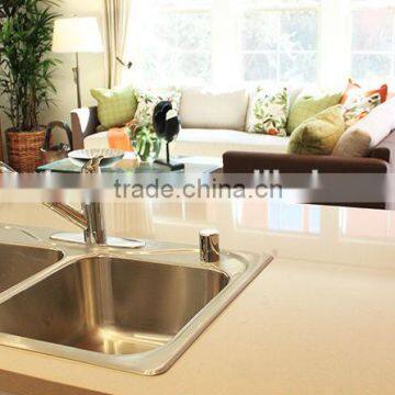 2014 ivory Engineering Quartz countertop vanity top