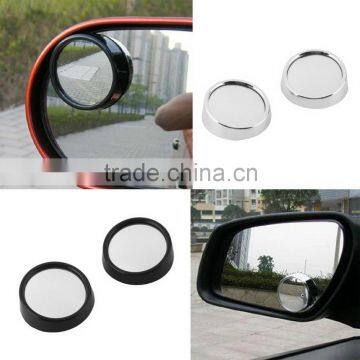 JXZ-008 2pcs/SET universal Driver 2 Side Wide Angle Wideangle Sticker Round Convex Car Vehicle Mirror Blind Spot Auto RearView f