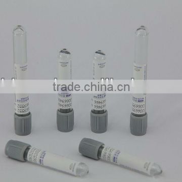 Produce Glass and PET blood test glucose oxalate tube