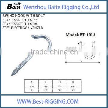 Swing Hook With Bolt BT-1012