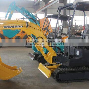 Mini Digger/2.2ton Mini Digging Machine/2.2ton Mini Excavator/earth Moving Rubber Crawler Excavator/mini Excavator 0.1m3 Bucket photo-2