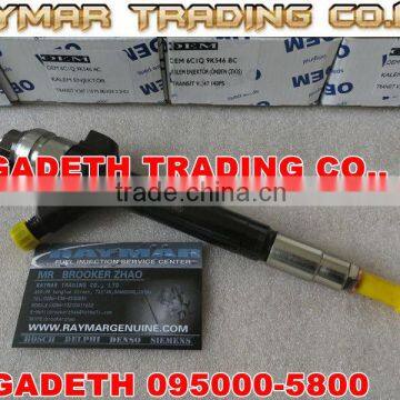 DENSO common rail injector 095000-5800, 095000-5801 for Ford 6C1Q-9K546-AC, 6C1Q9K546AC