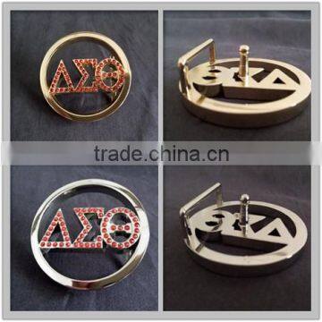 2016 Hot Sale Custom Factory Diamond Circular Smooth Buckle photo-5