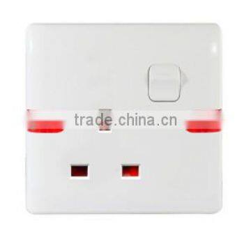 HCR405 1gang 13A socket wall switch