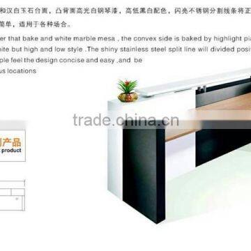 Long and Big Modern Salon Reception Desk photo-4