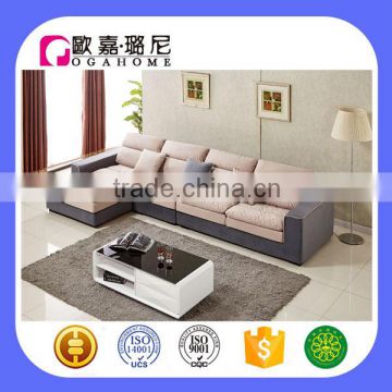 D1602 OGAHOME New Corner Sofa Latest Livng Room Sofa Design