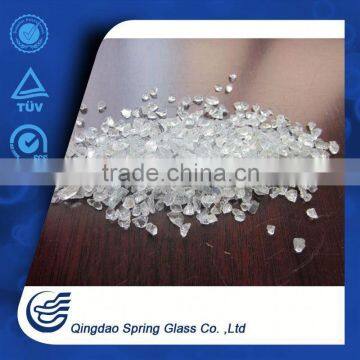 Crushed Glass Mirror Of Ground Tile Surface