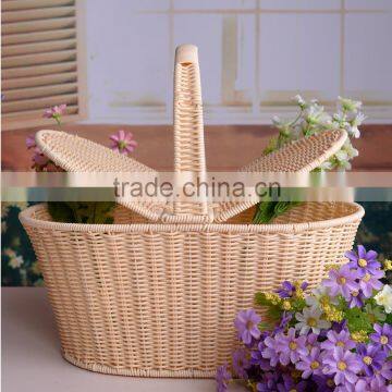 China reginal feature and wicker, willow material basket, picnic basket