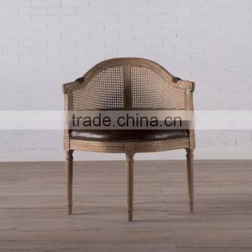 European style solid wood corner chair design XJX01