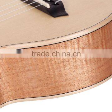 High Quality Concert/tenor Ukulele,solid Spruce Top and Flame Manhogany Back,factory Wholesale photo-3
