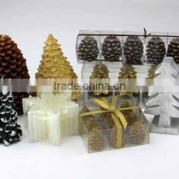 Christmas Design Candles, Christmas Tree Candles, Christmas Pinecone Candles photo-6