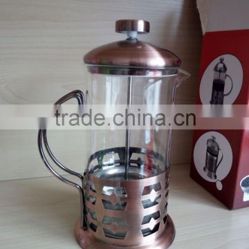 Glass Espresso Coffee Maker Coffee French Press With Stainless