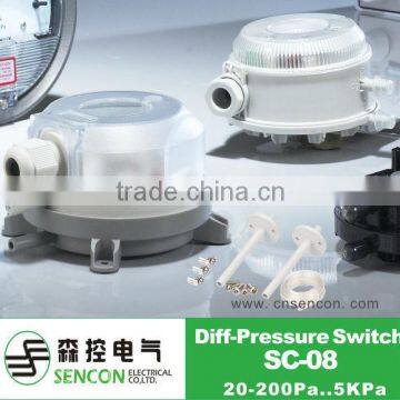 SC-08 Differential Pressure Switch,Low Pressure Switch,air-sense Switch