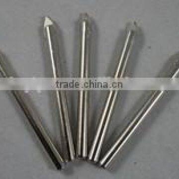 Shanghai Yiyan sharp three angle Tungsten carbide drill bit Spear Point Tile Glass Drill 3mm-16mm use on dremel tool