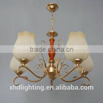 XHD Flower-shaped Glass Chandelier Pendant Lamp photo-3