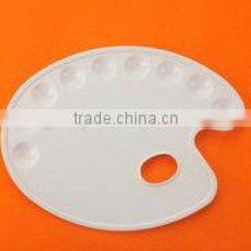 Hot Sale Plastic Paint Palette, plastic makeup palette, plastic round painting palette