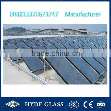 4mm tempered balcony solar water heater pattern glass