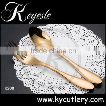 Stainless Steel Cutlery, Flatware Set, Bulk Gold Flatware photo-5