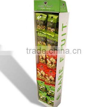 Custom Cardboard Chutty Display Stand With Green Color