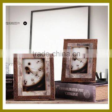 2016 BHM Nordic style Customized logo 4*6in ceramic photo frame for arts and craft home decor