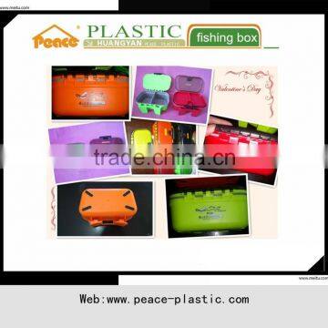 2014 Hot sale manufacturer sale clear plastic two layers fishing tackle box