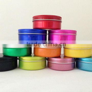 printed aluminum screw top cap wax canning jars 8g~1000g