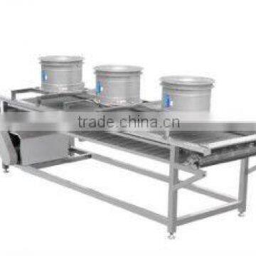 Mesh belt type drying machine