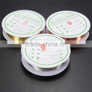 Best Price 0.8mm Jewelry Accessories Making DIY Essential Silver Gold Plated Copper Wire Craft Beads Jewelry Cord photo-6