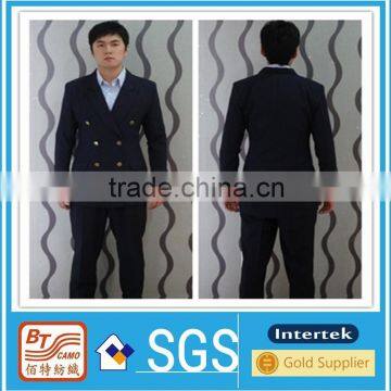 Poly Wool Fabric Men's New Design Uniform Suit