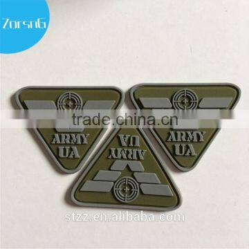 Wholesales high quality 2d or 3d pvc custom rubber patches