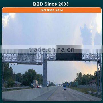 China manufacture steel poles outdoor street advertising billboard