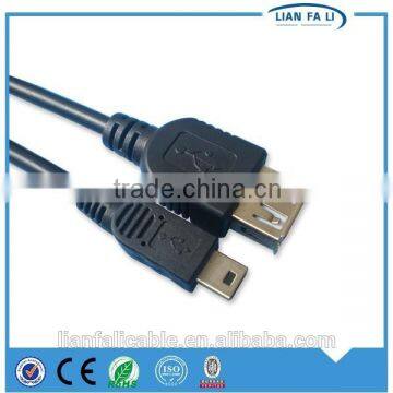 cheap and fine usb female to miniusb cable 3.5mm usb cable ultra thin micro usb cable