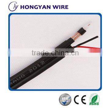 Coaxial cable RG59 with power shotgun cable for CCTV Security Camera