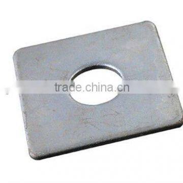 hot dip galvanized square washers with round hole