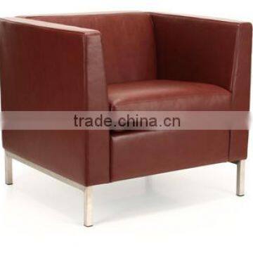 Real leather armchair CH010#