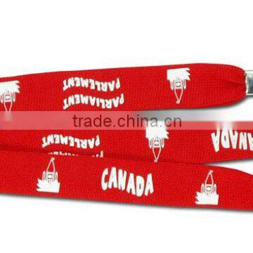 Custom printing tube lanyards for keys