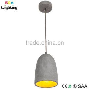 Cement pendant lamp for dining room lighting