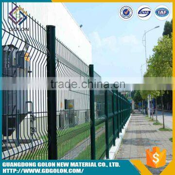 Galvanized low carbon steel metal fence posts