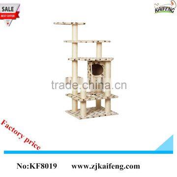 Anji Kaifeng factory supply perfectly hot sell cat tree KF8019