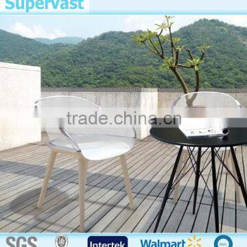 Outdoor General Use High Quality Plastic Chair Transparent photo-2