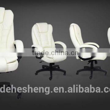 luxury white executive high back pu leather office chairs