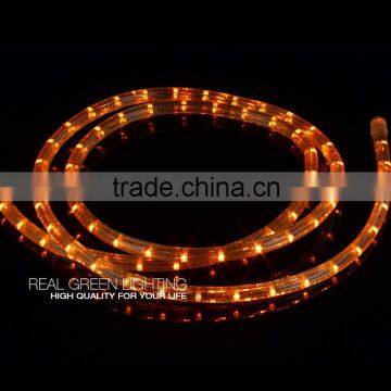 Manufacturer of 100M Amber Color Decoration LED Rope Light