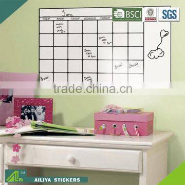 Self adhesive removable decorative week planner whiteboard stickers