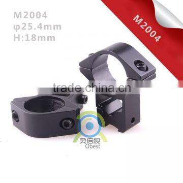 2pcs Low Profile 25.4mm 1" Scope Rings Fits 11mm Dovetail Rail Scope Mount Free Shipping photo-2