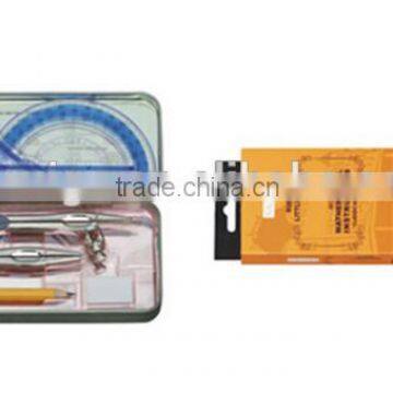 2014 hot sales math set include ruler square protractor compass