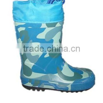 lovely design waterproof China boys rubber rain boot